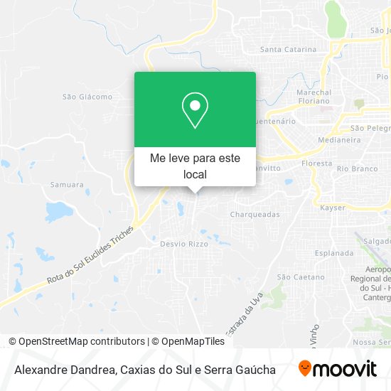 Alexandre Dandrea mapa