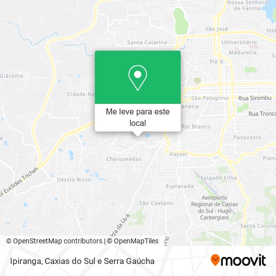 Ipiranga mapa