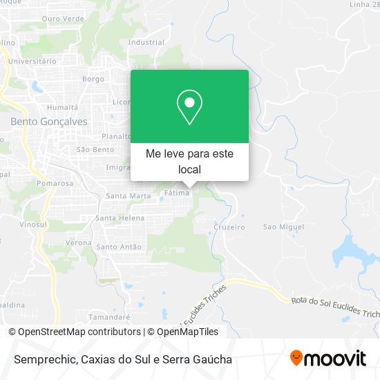 Semprechic mapa
