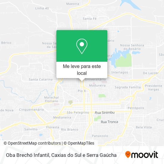 Oba Brechó Infantil mapa