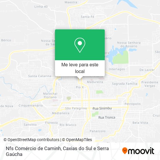 Nfs Comércio de Caminh mapa