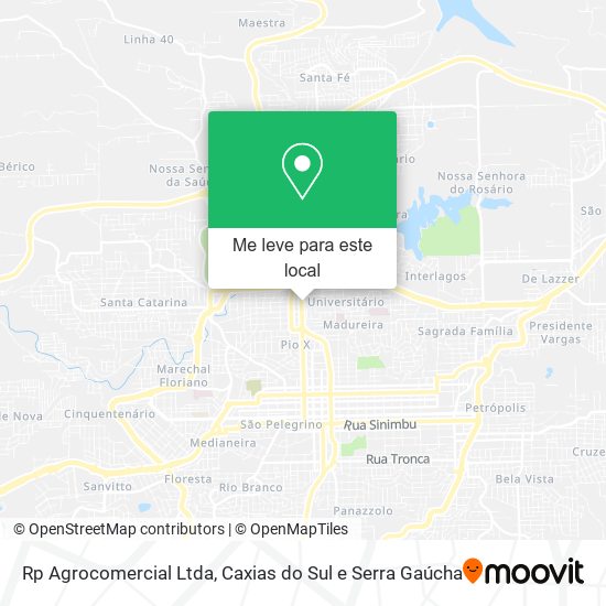 Rp Agrocomercial Ltda mapa