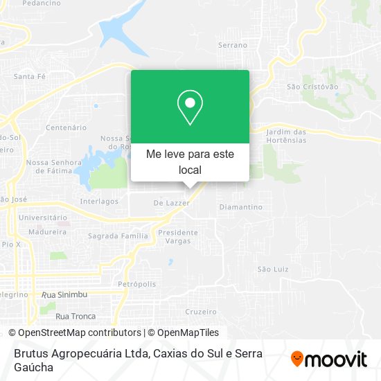Brutus Agropecuária Ltda mapa