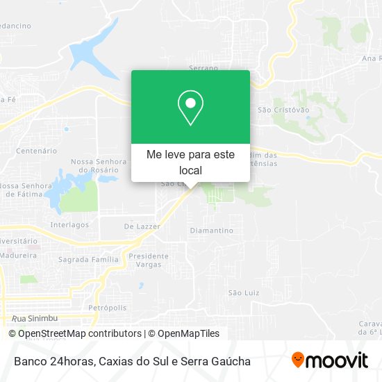 Banco 24horas mapa