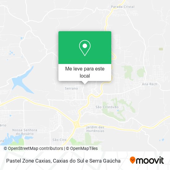 Pastel Zone Caxias mapa