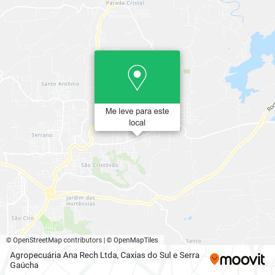 Agropecuária Ana Rech Ltda mapa