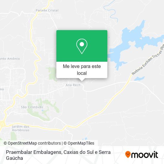 Praembalar Embalagens mapa