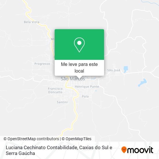 Luciana Cechinato Contabilidade mapa