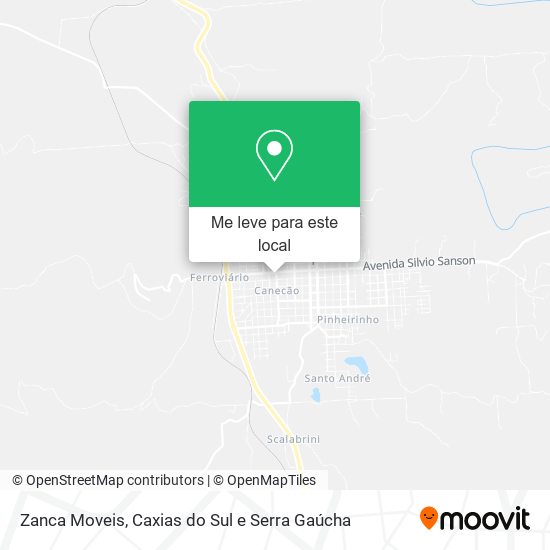 Zanca Moveis mapa