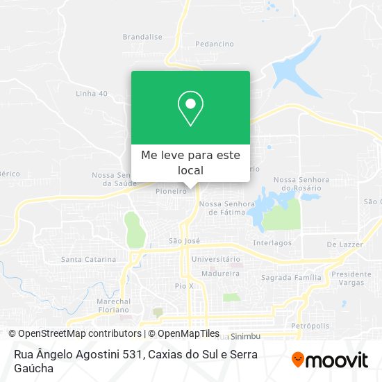 Rua Ângelo Agostini 531 mapa