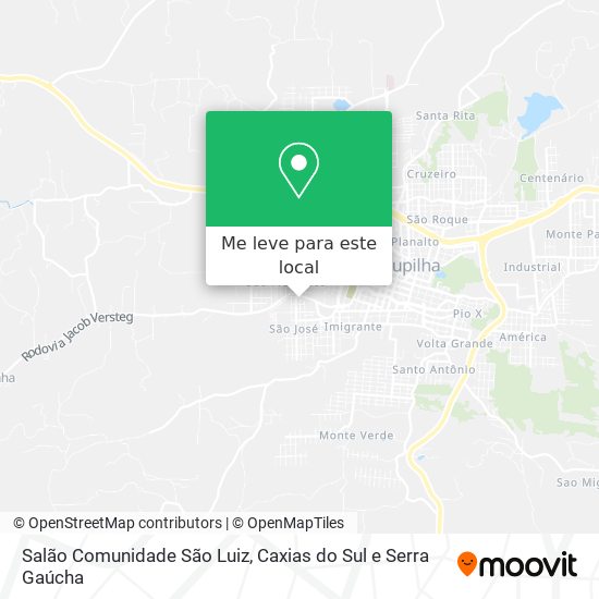 Salão Comunidade São Luiz mapa