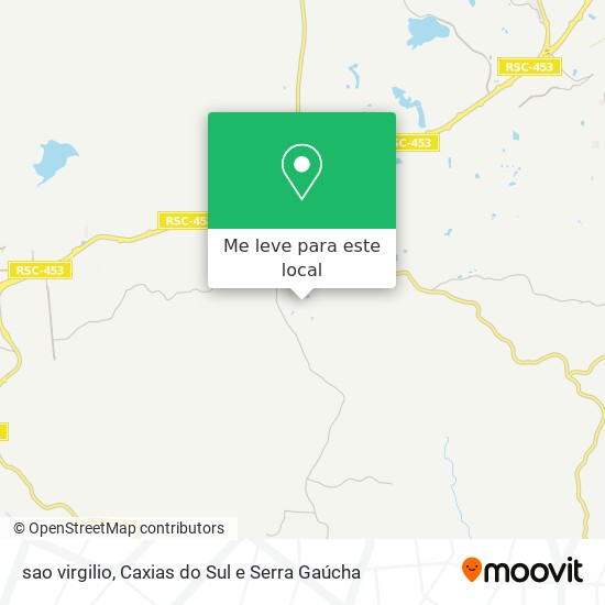 sao virgilio mapa