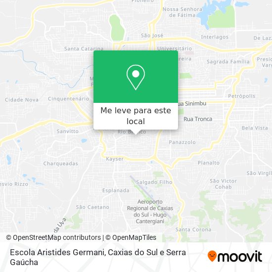 Escola Aristides Germani mapa