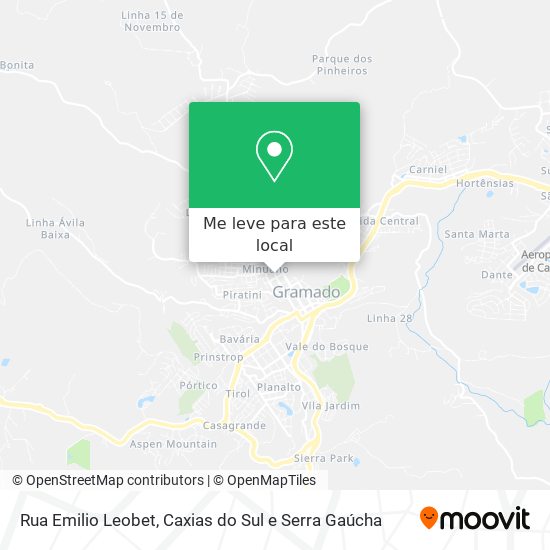 Rua Emilio Leobet mapa