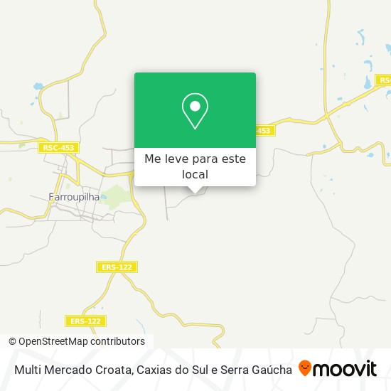 Multi Mercado Croata mapa