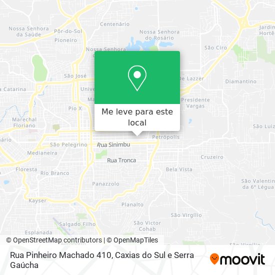 Rua Pinheiro Machado 410 mapa