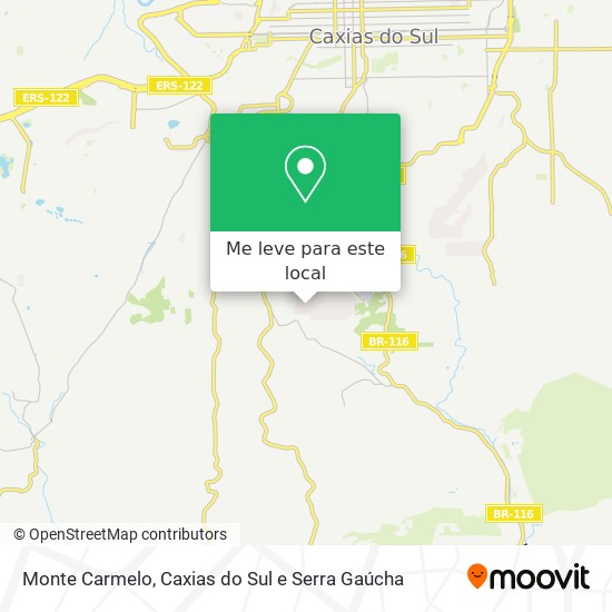 Monte Carmelo mapa