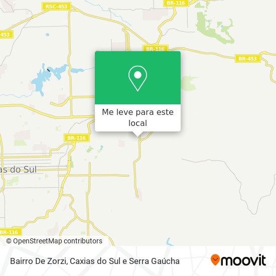 Bairro De Zorzi mapa