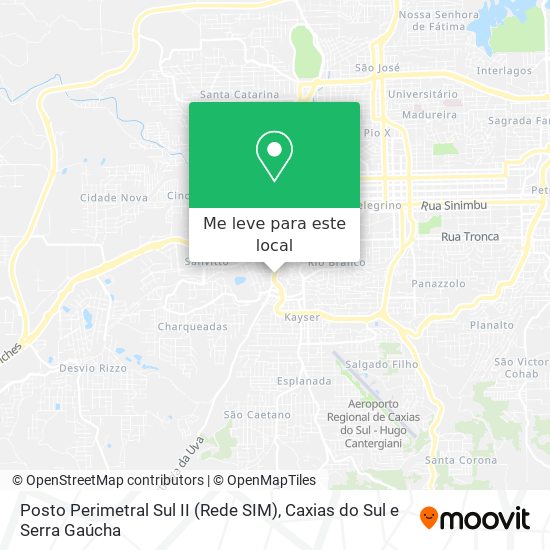 Posto Perimetral Sul II (Rede SIM) mapa