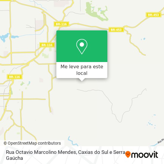 Rua Octavio Marcolino Mendes mapa