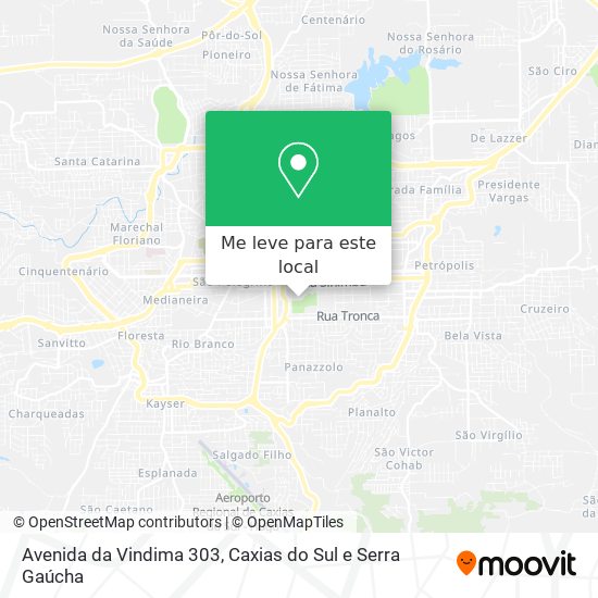 Avenida da Vindima 303 mapa