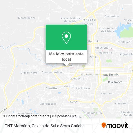 TNT Mercúrio mapa