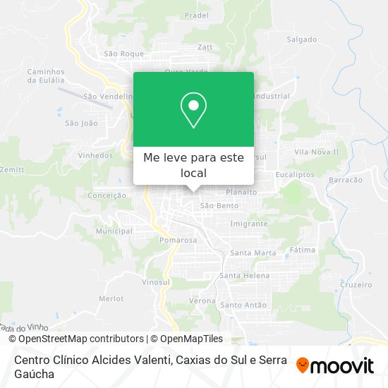 Centro Clínico Alcides Valenti mapa