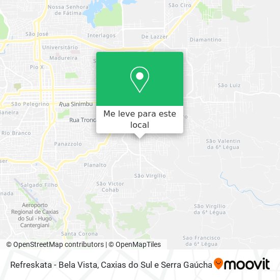 Refreskata - Bela Vista mapa