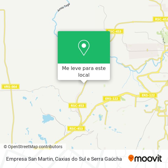 Empresa San Martin mapa