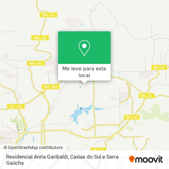 Residencial Anita Garibaldi mapa