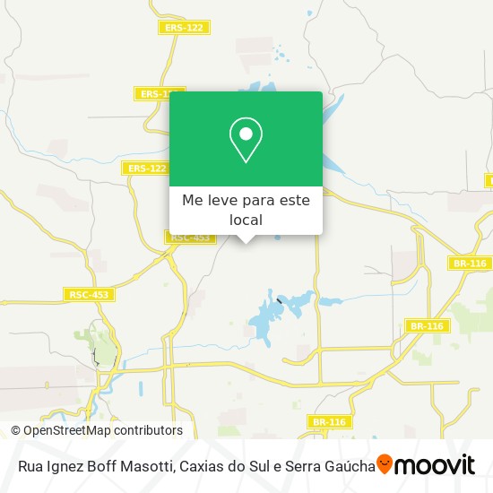 Rua Ignez Boff Masotti mapa