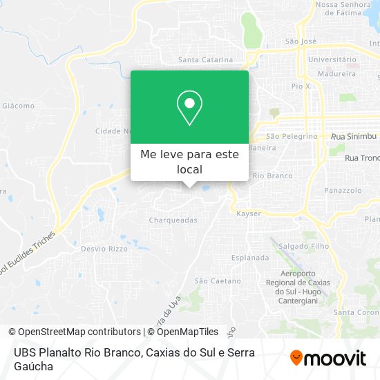 UBS Planalto Rio Branco mapa