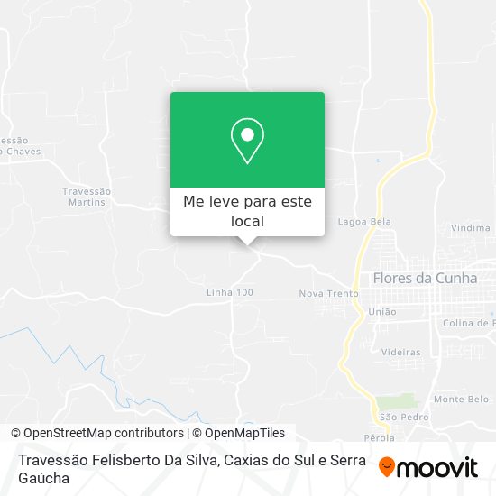 Travessão Felisberto Da Silva mapa