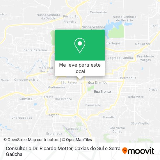 Consultório Dr. Ricardo Motter mapa
