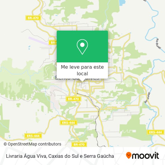 Livraria Água Viva mapa