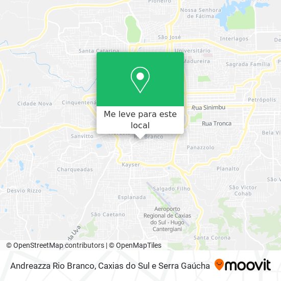 Andreazza Rio Branco mapa
