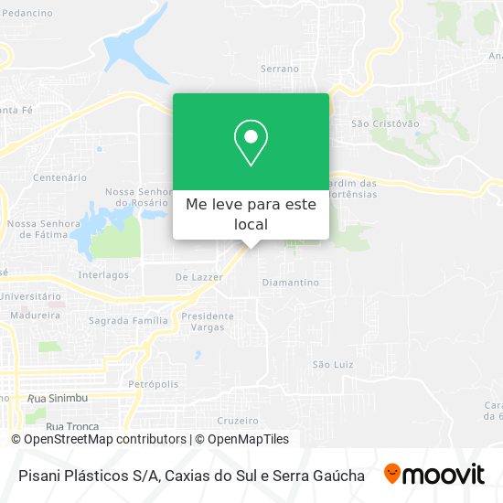 Pisani Plásticos S/A mapa