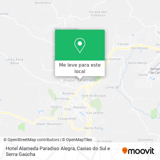 Hotel Alameda Paradiso Alegra mapa