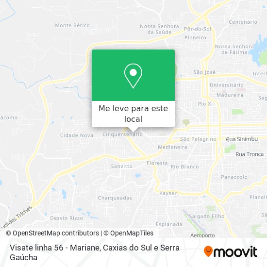 Visate linha 56 - Mariane mapa