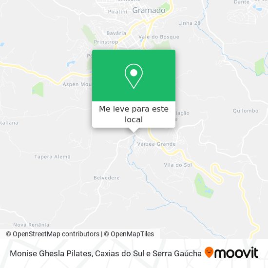 Monise Ghesla Pilates mapa