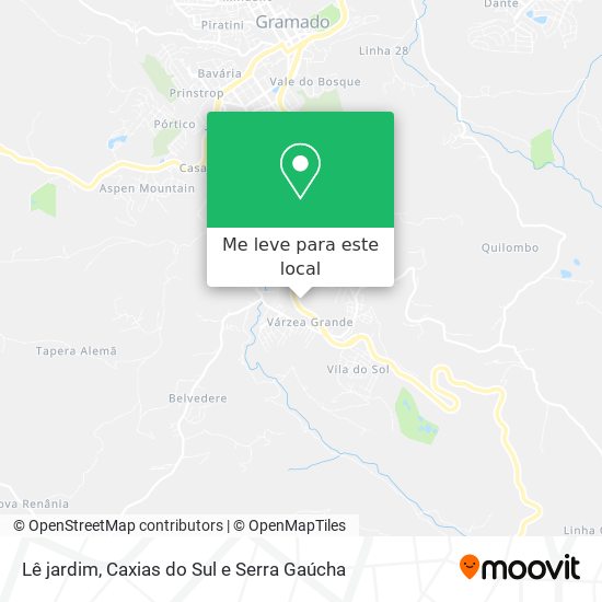 Lê jardim mapa