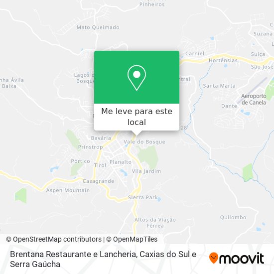 Brentana Restaurante e Lancheria mapa
