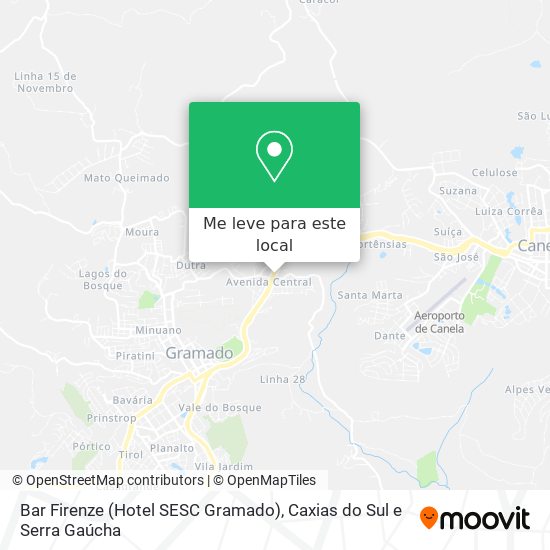 Bar Firenze (Hotel SESC Gramado) mapa