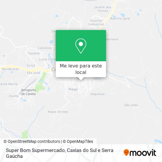 Super Bom  Supermercado mapa