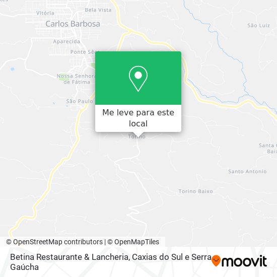 Betina Restaurante & Lancheria mapa