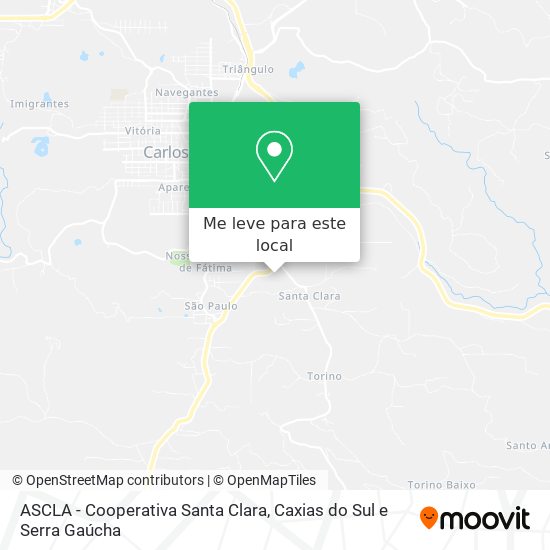 ASCLA - Cooperativa Santa Clara mapa
