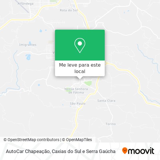 AutoCar Chapeação mapa