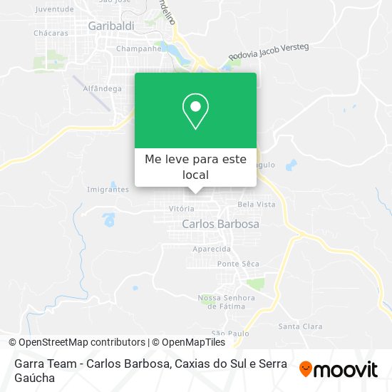 Garra Team - Carlos Barbosa mapa