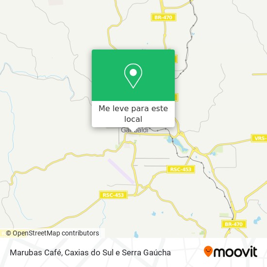 Marubas Café mapa