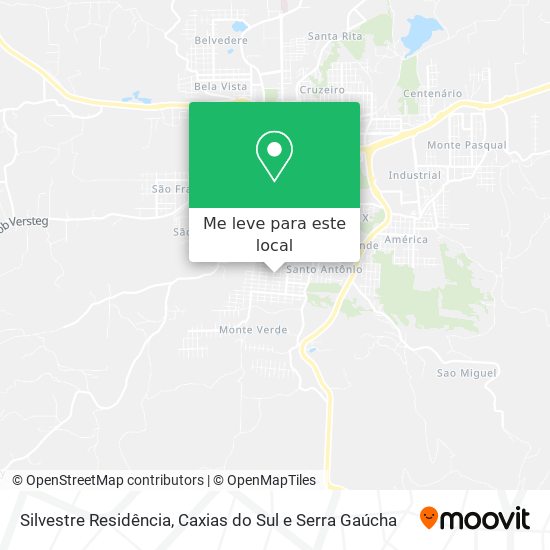 Silvestre Residência mapa